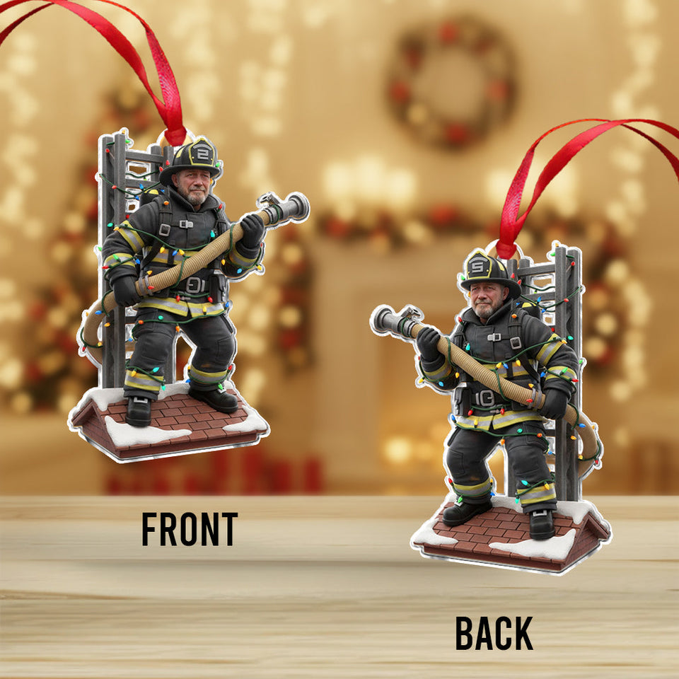 Hero Of The Holiday - Personalized Firefighter Ornament