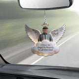 Angel Wing - Personalized Memorial Car Ornament