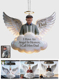 Angel Wing - Personalized Memorial Car Ornament