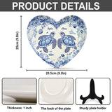 You & Me We Got This - Personalized Turtle Heart Shaped Plate