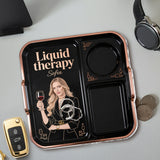 Relax Time With Wine - Personalized Wine Catch-All Tray