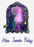 Magical And Mystic - Personalized Witch Wall Hanging Mirror