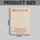 Happy 1st Father's Day - Personalized Pregnancy Pocket Hug Card