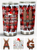 Christmas Most Likely To... Tumbler - Personalized Christmas Tumbler