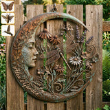 Garden Moon - Personalized Gardening Cut Metal Sign