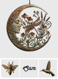 Garden Moon - Personalized Gardening Cut Metal Sign