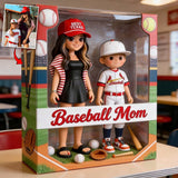 Baseball Mom - Personalized Baseball Custom Shaped Acrylic Plaque