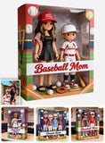 Baseball Mom - Personalized Baseball Custom Shaped Acrylic Plaque