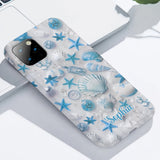 Beach Lovin' Girl - Personalized Sea Lover Full Print Phone Case