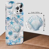 Beach Lovin' Girl - Personalized Sea Lover Full Print Phone Case