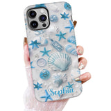 Beach Lovin' Girl - Personalized Sea Lover Full Print Phone Case
