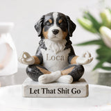 Let That Sht Go - Personalized Dog Custom Shaped Acrylic Plaque