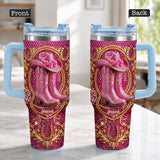 Cowgirl Boots - Personalized Cowgirl Tumbler With Plush Charm