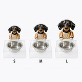 Dinner & Drinks Pet Food And Water Bowl - Personalized Dog Pet Feeder