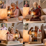 Cardinal Remembrance Lantern Statue - Personalized Memorial Acrylic LED Night Light