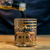 Campfire & Whiskey - Personalized Camping Whiskey Decanter Set