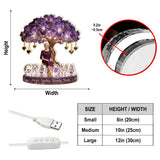 Custom Any Photo Flower Tree Gift For Mom, Grandma - Personalized Grandma Acrylic LED Night Light