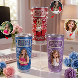 Custom Any Photo - Personalized Sibling Tumbler