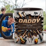 Best Dad/ PaPa Ever - Personalized Father Accent Mug