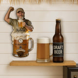 It's Beer Clock - Personalized Beer Wall Bottle Opener