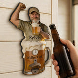 It's Beer Clock - Personalized Beer Wall Bottle Opener