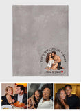 I Love You Forever - Personalized Spicy Couple Blanket