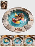 Summer Vibes - Personalized Dog Non-Slip Tufted Rug