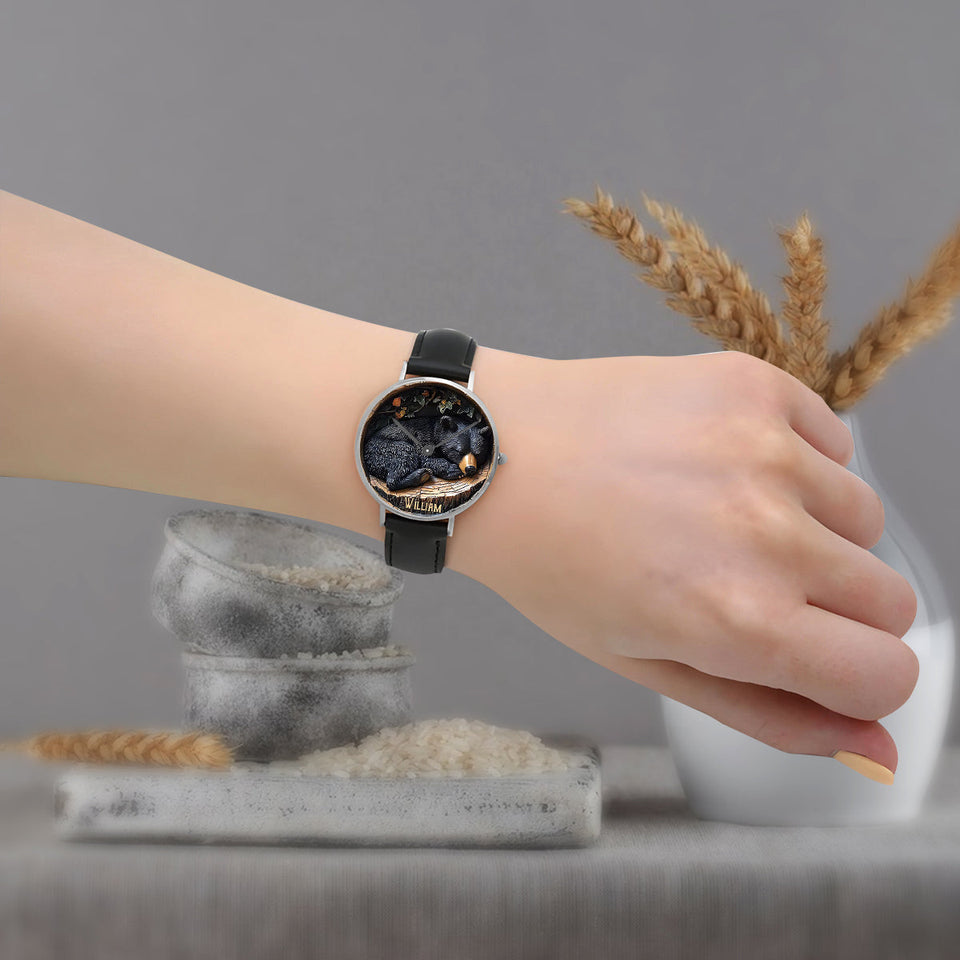 Black Bear - Personalized Hunting Hand Watch