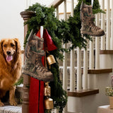 Into The Wood - Personalized Hiking Shaped Christmas Stocking