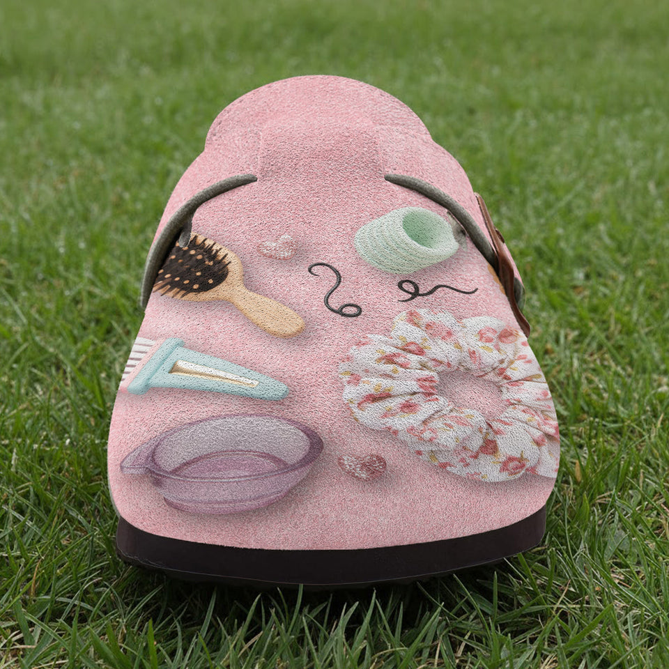 Hairdresser, Hair Stylist - Personalized Hairdresser Clogs With Arch Support