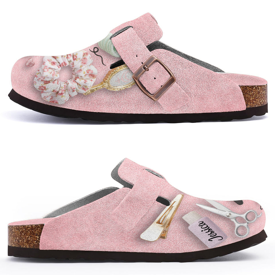 Hairdresser, Hair Stylist - Personalized Hairdresser Clogs With Arch Support