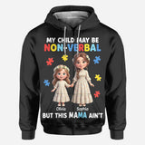 Proud Autism Mom - Personalized Autism Awareness All Over Shirt