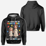 Proud Autism Mom - Personalized Autism Awareness All Over Shirt