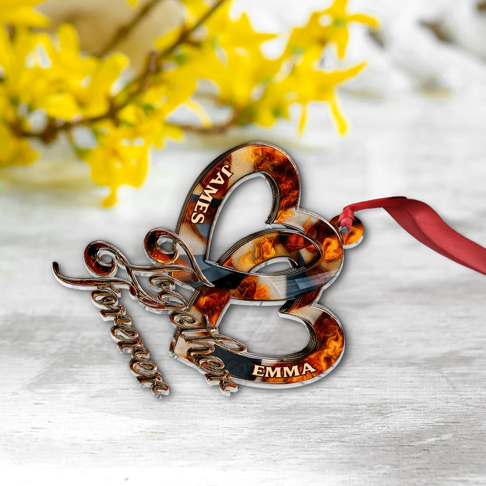Together Forever - Personalized Couple Ornament