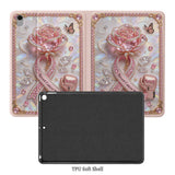 Faith Hope Love - Personalized Breast Cancer Awareness Tablet Cover With Pen Slot