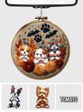 Tis The Season - Personalized Dog Car Ornament