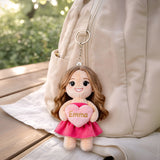 Custom Any Photo Unique Charm - Personalized Self Love Plush Keychain