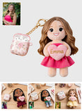 Custom Any Photo Unique Charm - Personalized Self Love Plush Keychain