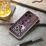 Custom Any Photo Perfect Gift For Mom, Grandma - Personalized Birthday 3D Embossed Leather Phone Case