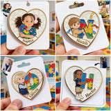Autism Letter - Personalized Autism Awareness Pin