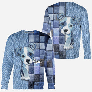 Love Pitbull - Personalized Dog All Over Shirt