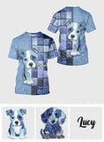 Love Pitbull - Personalized Dog All Over Shirt
