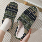 Hooked on Fishing - Personalized Fishing Slippers