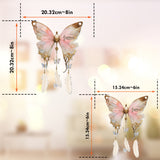 Beautiful Vintage Butterfly - Personalized Butterfly Window Hanging Suncatcher Ornament
