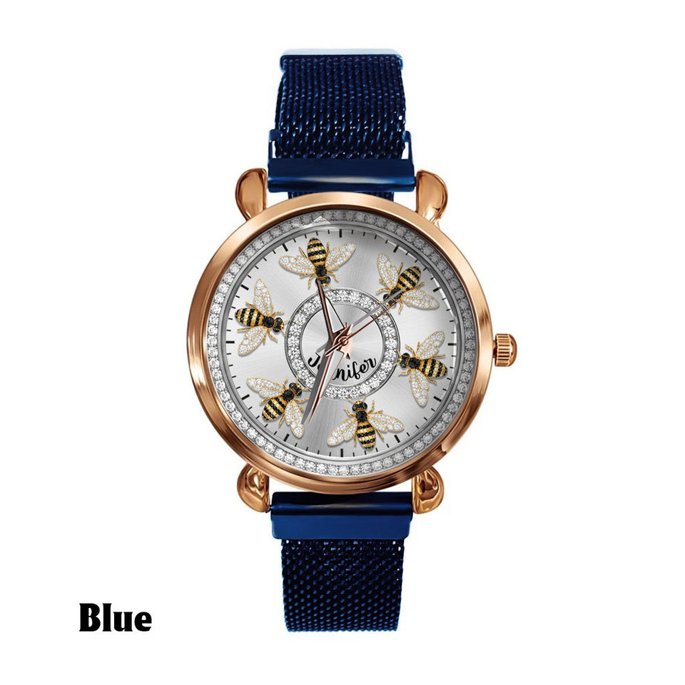 Love Bees - Personalized Bee Women Hand Watch