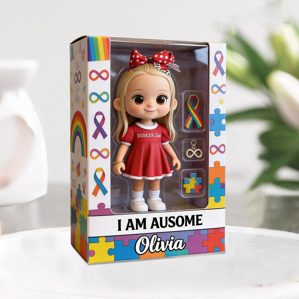 Autism Awareness Toy Style - Personalized Autism Awareness Custom Shaped Acrylic Plaque