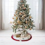 Funny Face Cut-Out Tree Skirt - Personalized Tree Skirt