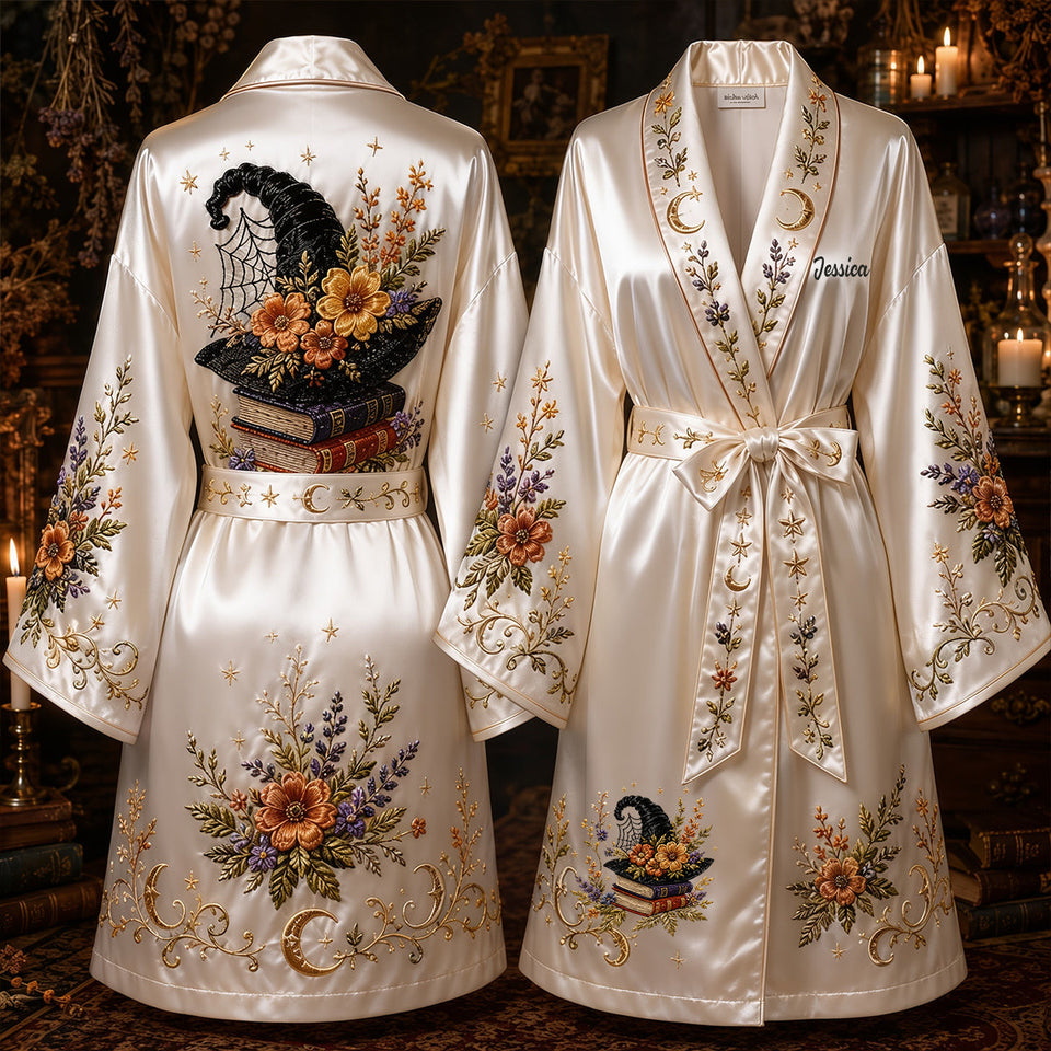 Witch Hat - Personalized Witch Satin Robe