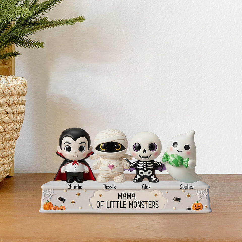 Little Monsters - Personalized Grandma Custom Shaped Acrylic Plaque