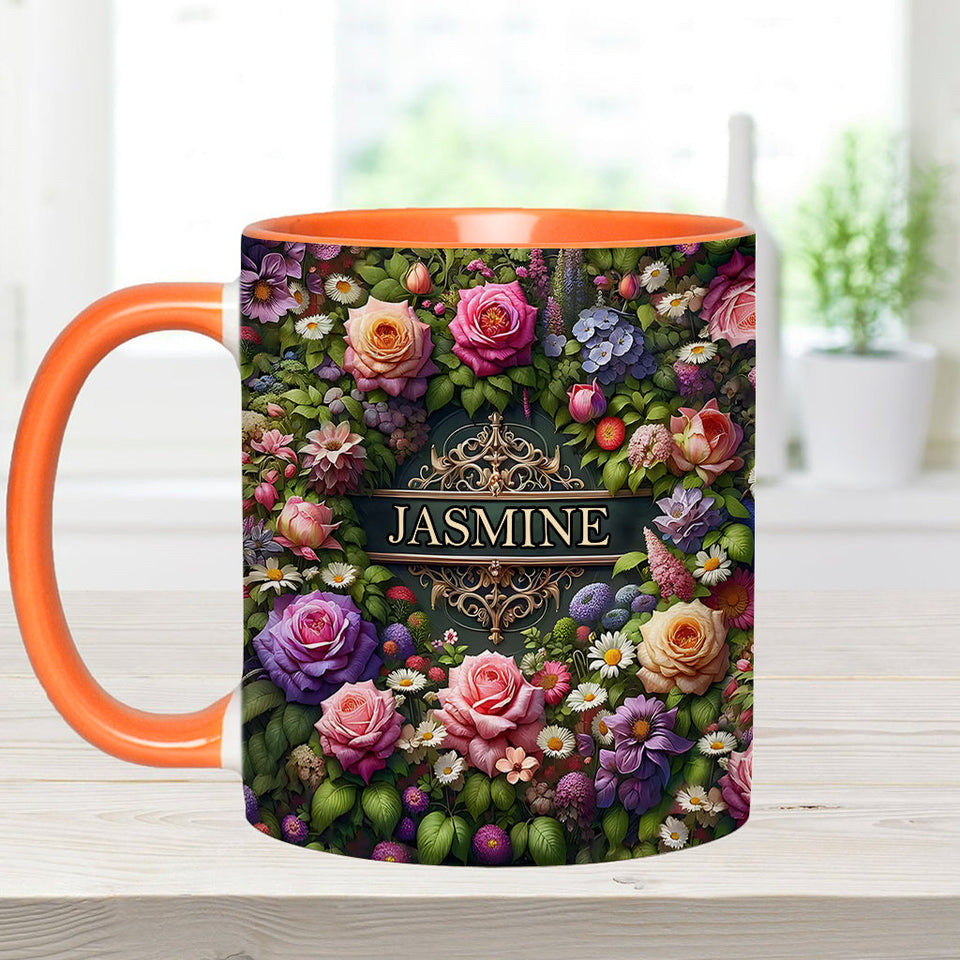 Welcome To My Garden - Personalized Gardening Accent Mug
